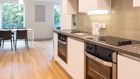 A kitchen in Cayley halls (new block)