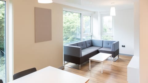 A living area in Cayley halls (new block)