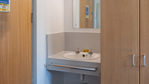 Washbasin in David Collett bedrooms