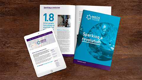 Modern Energy Cooking System branding