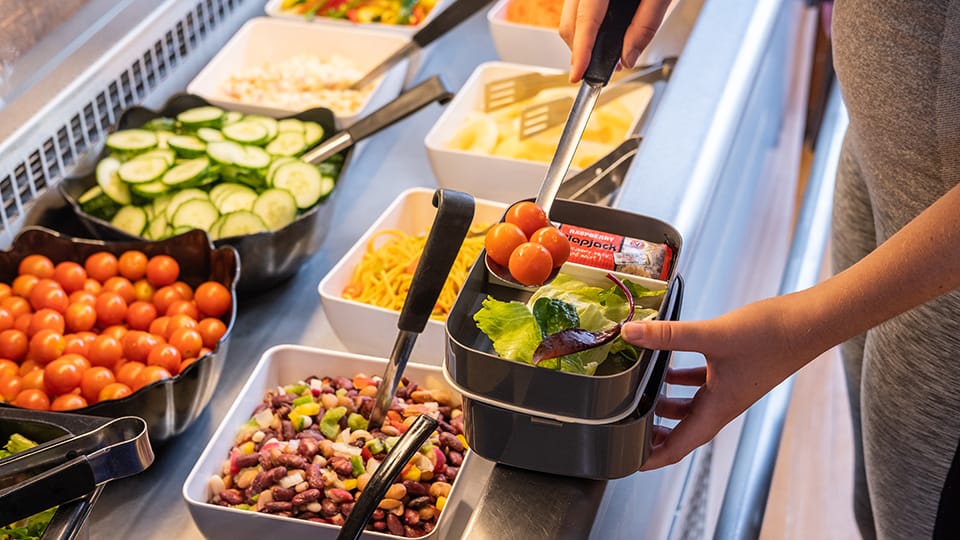 Student dining hall food