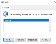 Select add a profile
