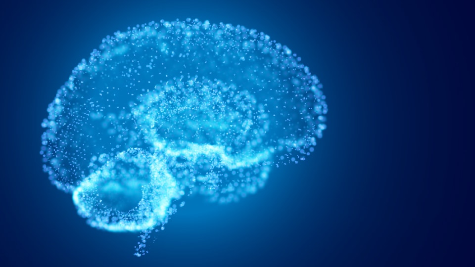 Abstract image of a brain