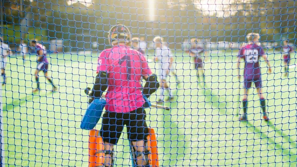 hockey match in play