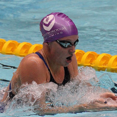 Abbie Wood swimming