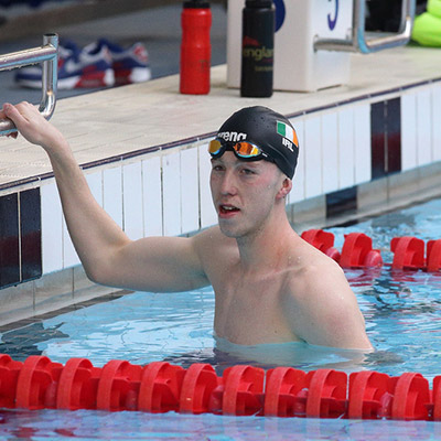 Daniel Wiffen in the pool