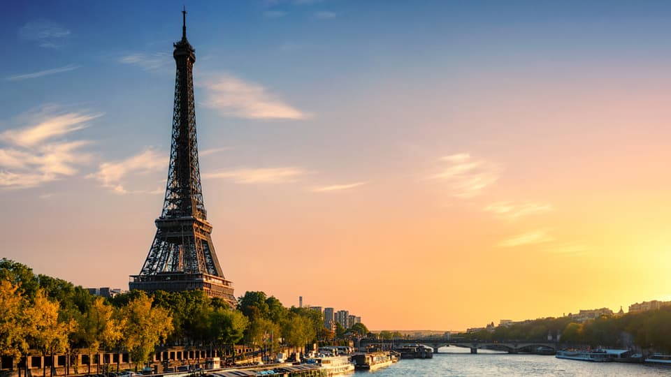 the Eiffel tower in Paris