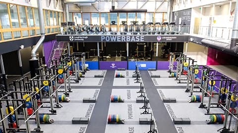 inside Powerbase gym
