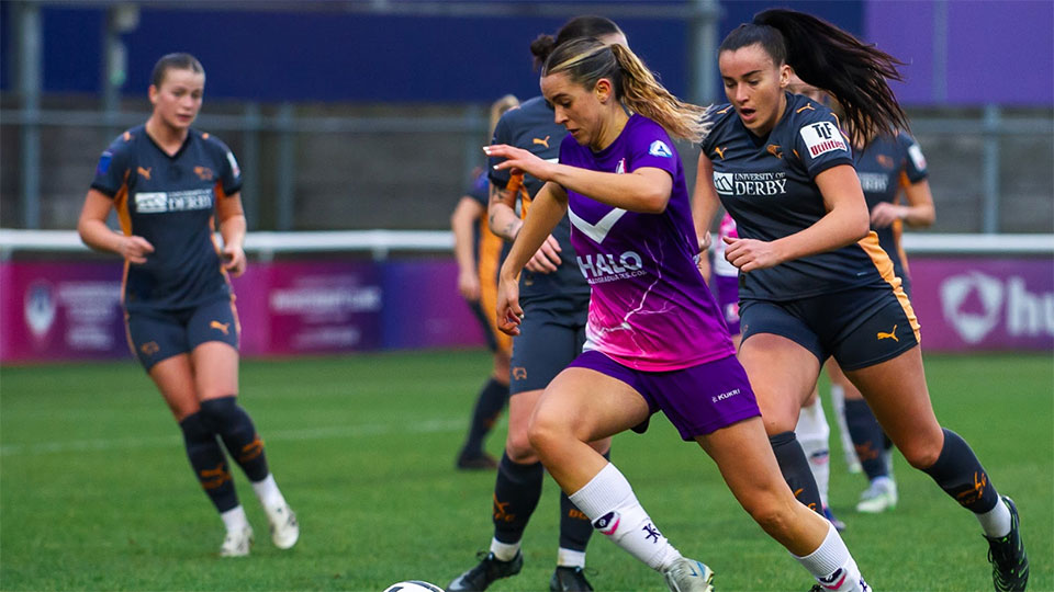 A Lightning Football player on pitch