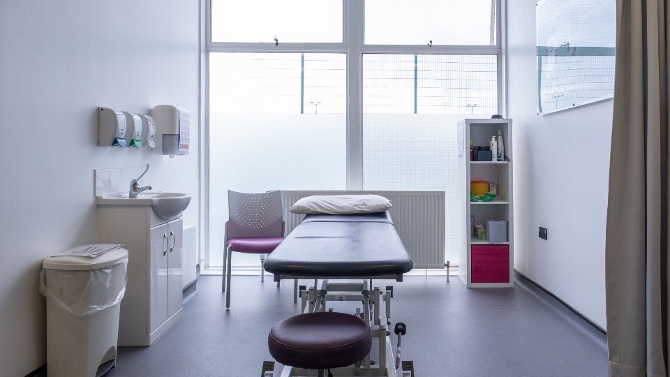 a physiotherapy clinic bay 