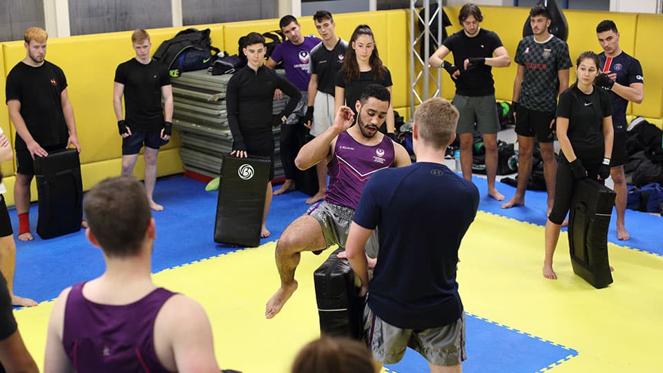 participants during a training session