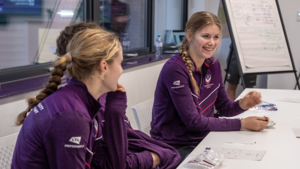 3 teenagers laughing