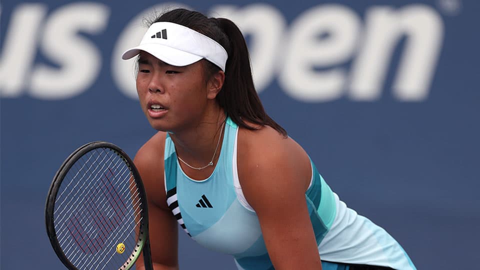 a tennis-player close-up