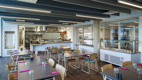 Elite Athlete Centre and Hotel nutrition kitchen