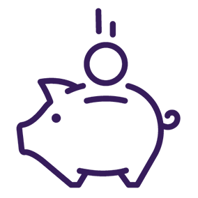 Piggy bank icon