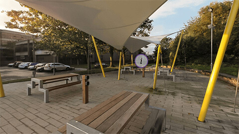 outdoor learning space