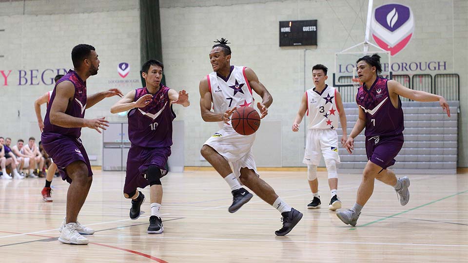 recreational sport, students playing basketball