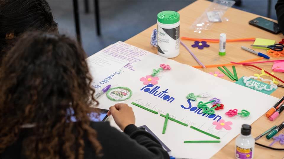 students taking part in scl activities