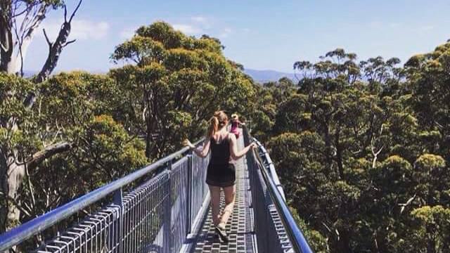 Gemma on an adventure in Australia