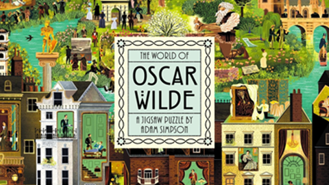 front cover of an oscar wilde jigsaw