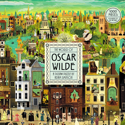 the cover of an Oscar Wilde jigsaw