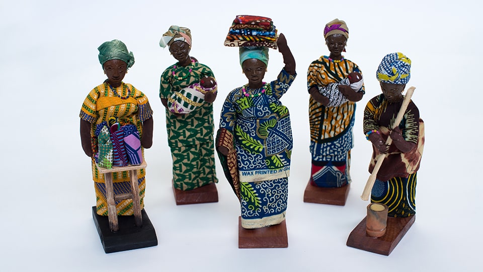 Homemade Ghanaian dolls - Prof. Katherine Gough