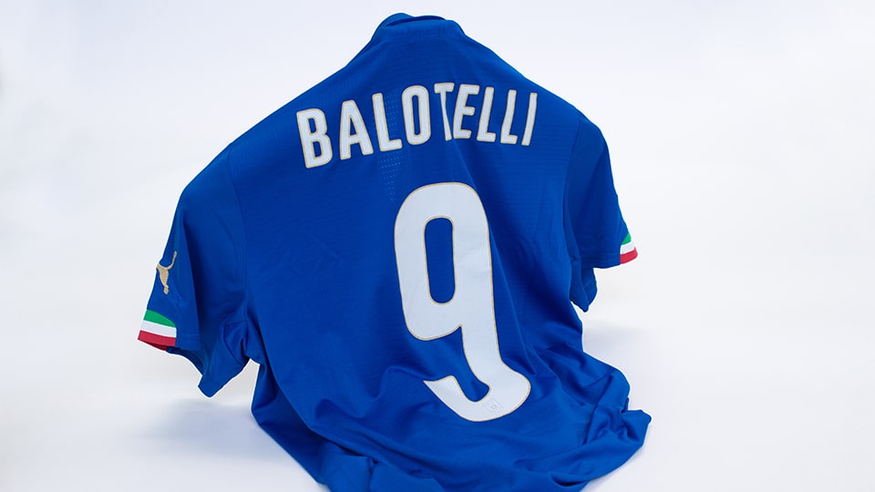 Balotelli Italian football shirt - Dr Marco Antonsich