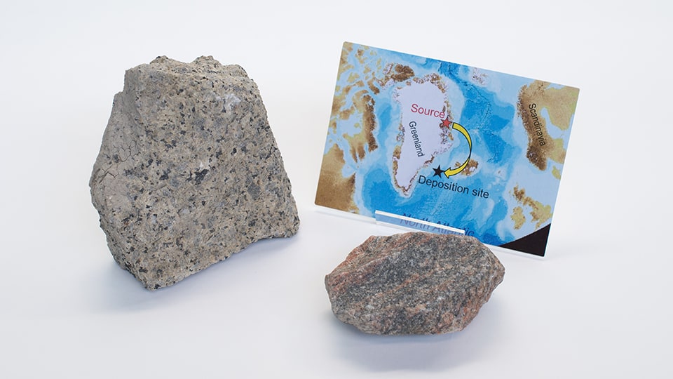 Iceberg rafted debris - Dr Jeff Evans