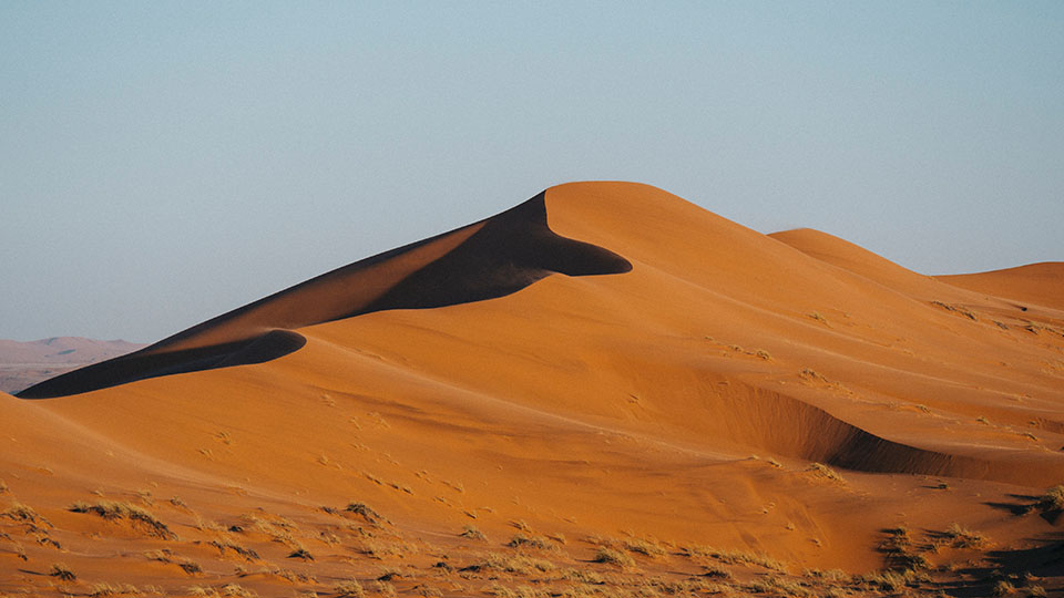desert landscape in Namibia