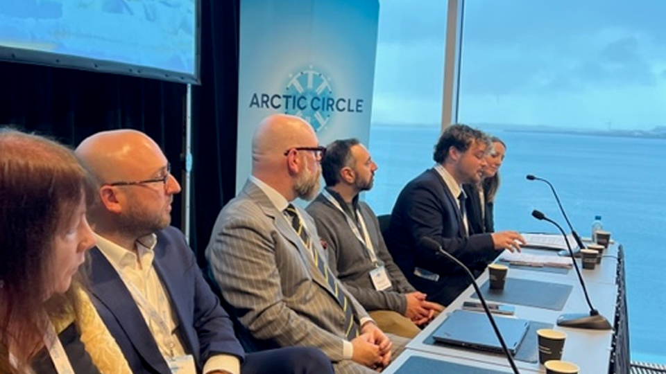 Presenters at the arctic circle assembly