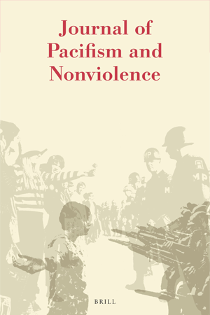 The front cover of journal of pacifism and nonviolence