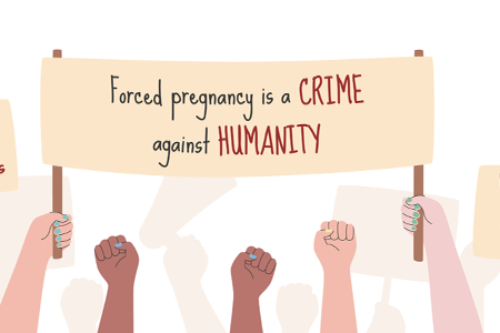 Demonstration for women rights.