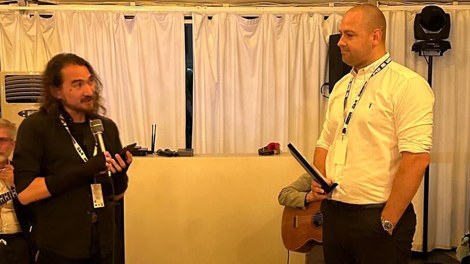 Dom Willmott receives the European Scientific Impact Award