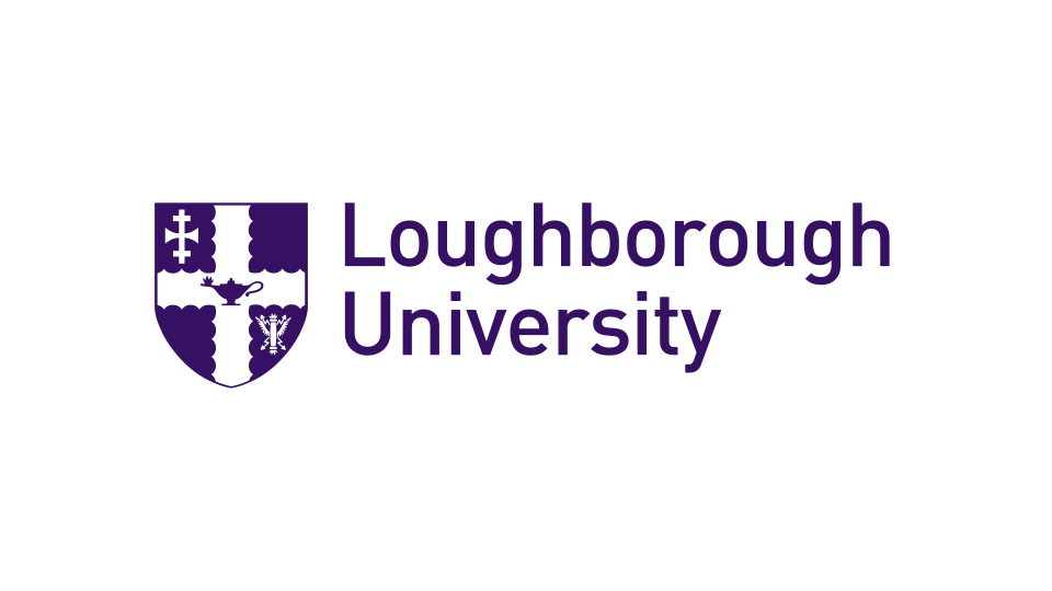 The Loughborough University logo in the brand colour 'African Violet' on a plain background.