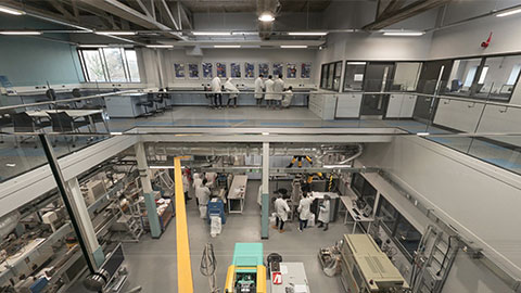 Polymer processing mezzanine