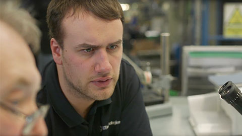 Mark Harding with colleague at SG Technologies