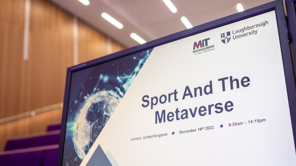 sport and metaverse event logo