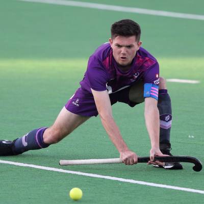 Nick Page playing hockey