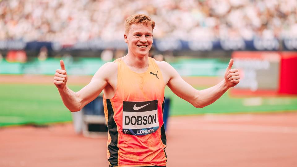 charlie dobson gives the thumbs up