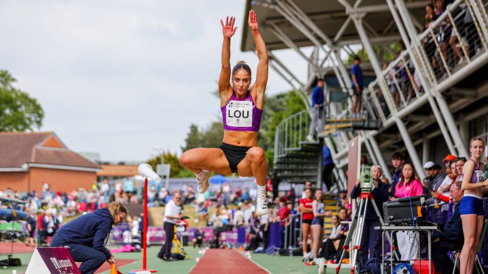 Sport scholar Molly Palmer in action