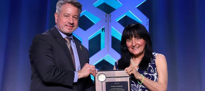 Professor Mahroo Eftekhari's presentation